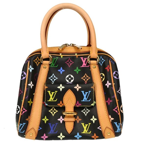 Louis Vuitton Black Monogram Multicolor Priscilla Handbag M40097 SP3007 195252 - Picture 1 of 9